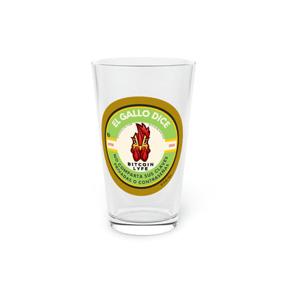 El Gallo PSA Pint Glass, Privadas