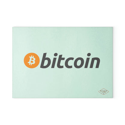 Bitcoin Glass Cutting Board, BTC1