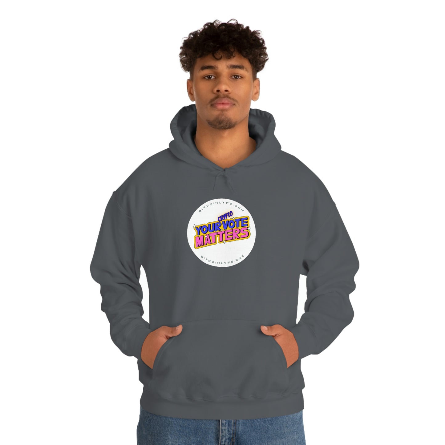 Your Crypto Vote Matters Hooded Sweatshirt