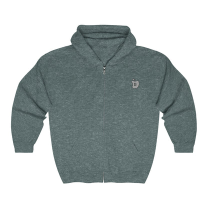 The B Apple Heavy Blend™ Full Zip Hooded Sweatshirt