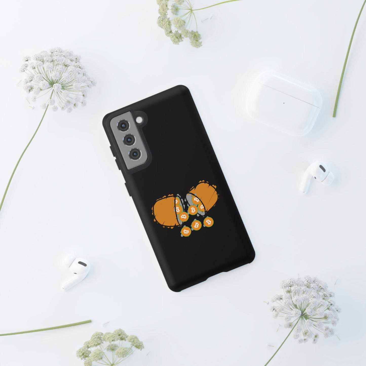 Tough Phone Case - Orange Pill #1