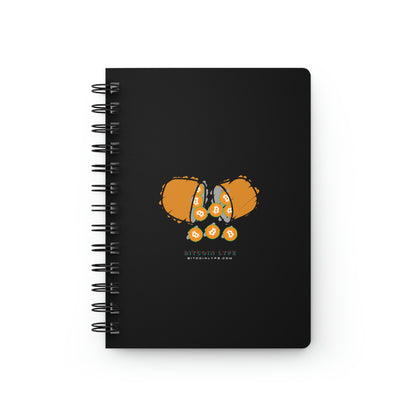 Bitcoin LYFE Orange Pill Spiral Bound Journal