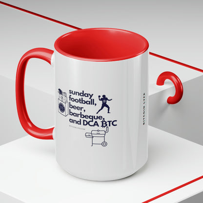 BBQ and DCA BTC Mug, 15oz