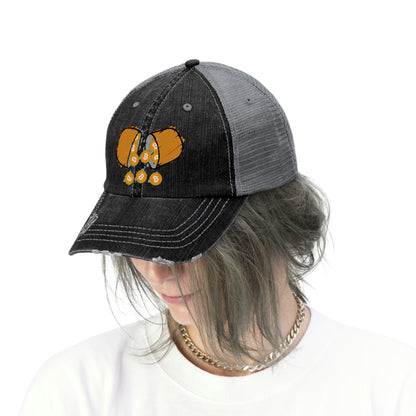 Orange Pill #1 Trucker Hat