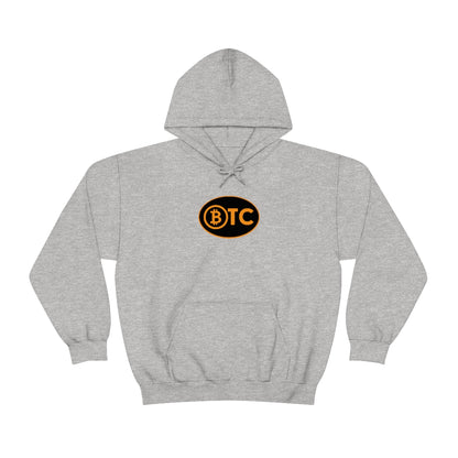 Bitcoin Oval #5 Hoodie, Blackout Version