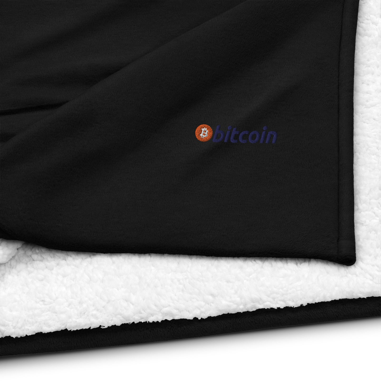 Premium Sherpa Bitcoin Blanket, BTC1