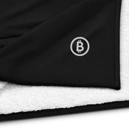 Premium Sherpa Bitcoin Blanket, BTC4