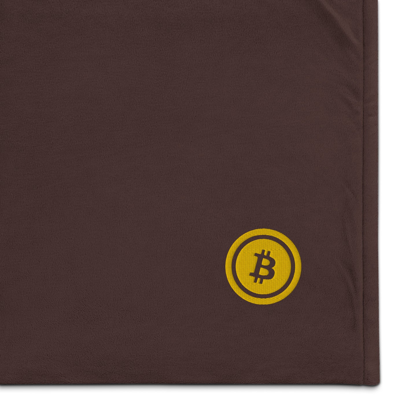 Premium Sherpa Bitcoin Blanket, BTC5