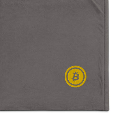 Premium Sherpa Bitcoin Blanket, BTC5