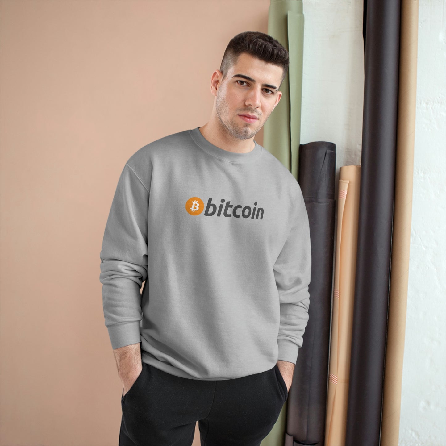 Bitcoin Champion Sweatshirt, BTC1 Horizontal