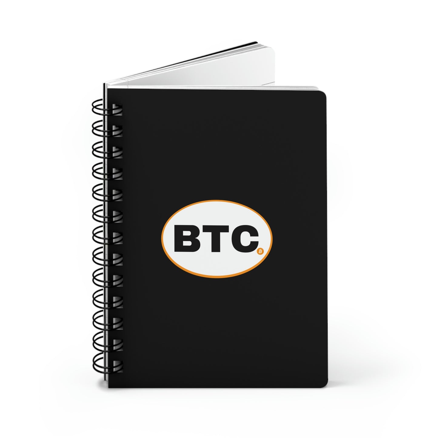 Bitcoin Oval #3 Spiral Bound Journal