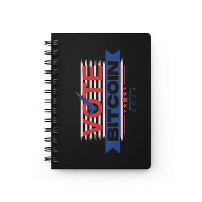 Vote Bitcoin Spiral Bound Journal