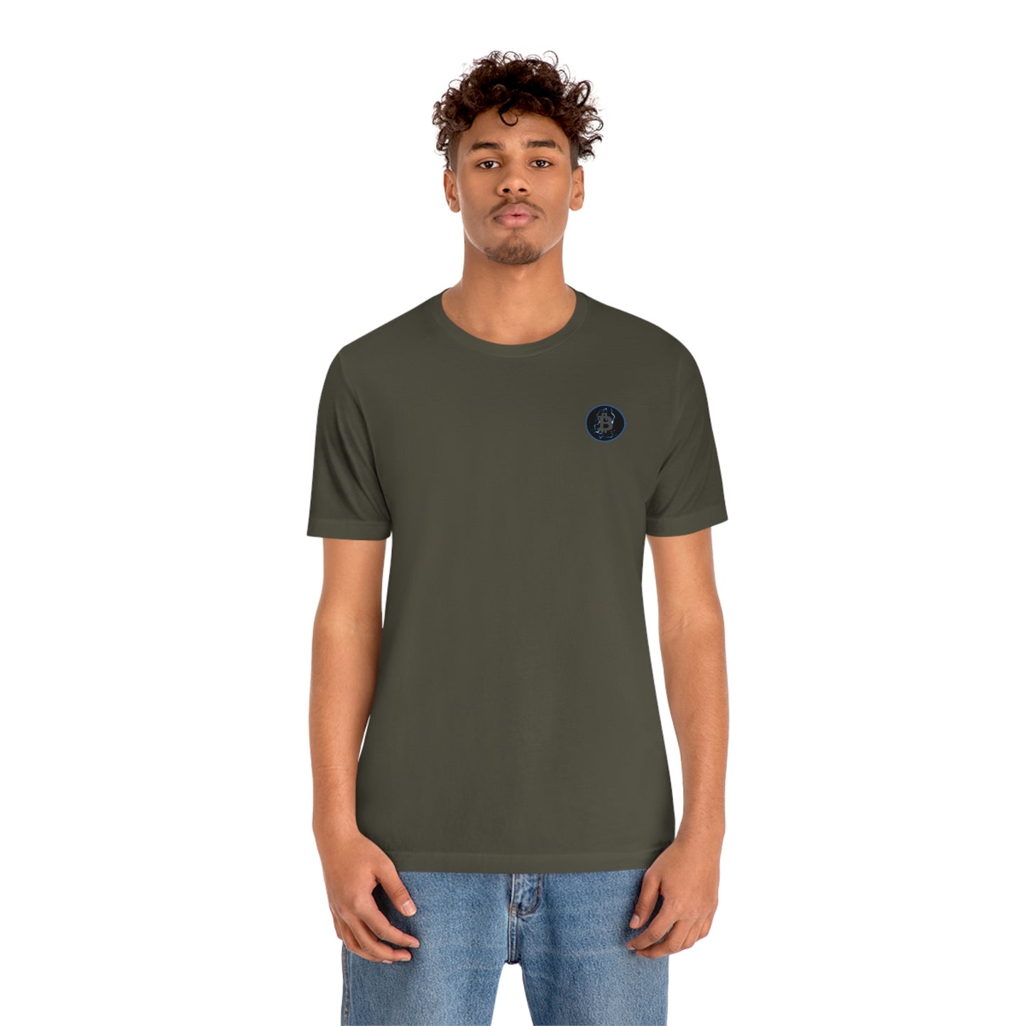 B Charged Short Sleeve T-Shirt (Upper Left Subtle)