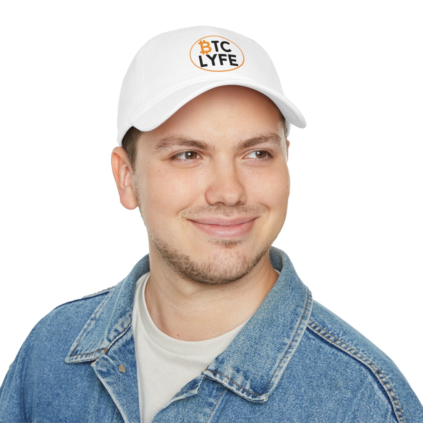 Bitcoin LYFE (Oval) Low Profile Baseball Cap