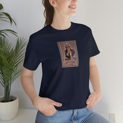 Bitcoin LYFE Uncle Sam T-Shirt