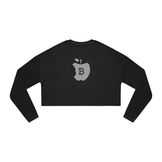 The B Apple Women's Cropped Sweatshirt