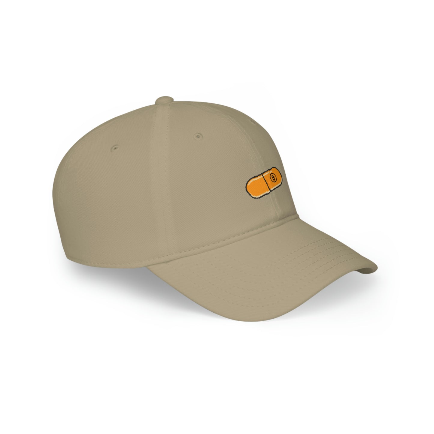 Orange Pill #2 Low Profile Baseball Cap