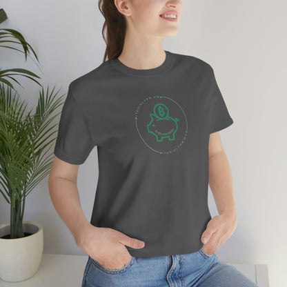 Bitcoin LYFE Piggy Bank T-Shirt