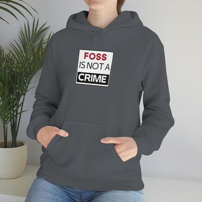 FOSS is Not a Crime Hooded Sweatshirt