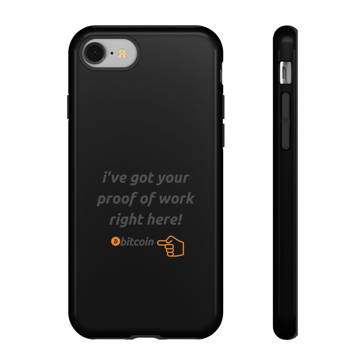 Tough Phone Case - BTC Proof Right Here #4