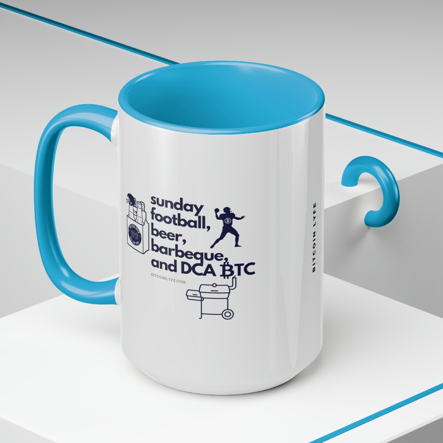 BBQ and DCA BTC Mug, 15oz