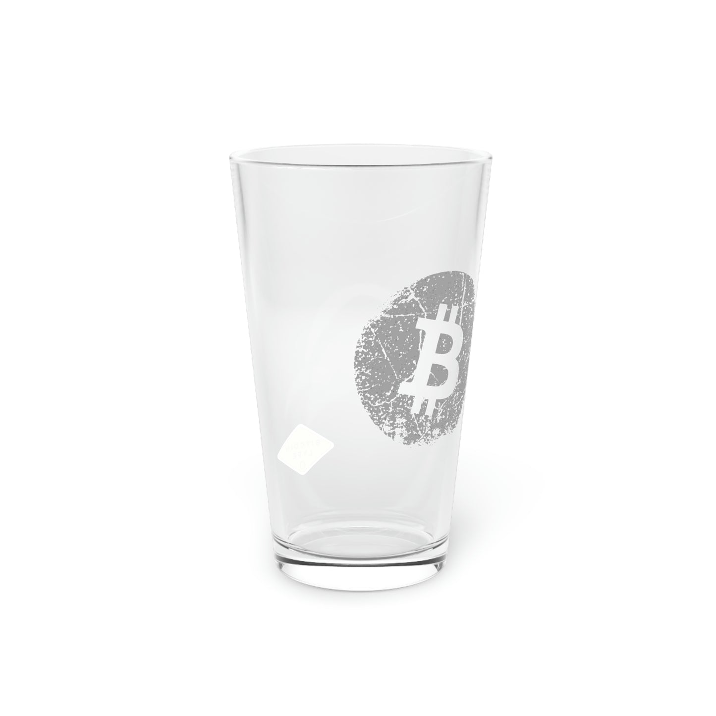 Bitcoin Pint Glass, BTC7