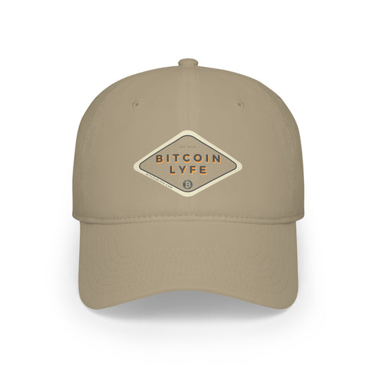 Bitcoin LYFE (Transparent) Low Profile Baseball Cap