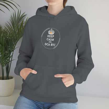 Keep Calm and DCA BTC Hooded Sweatshirt