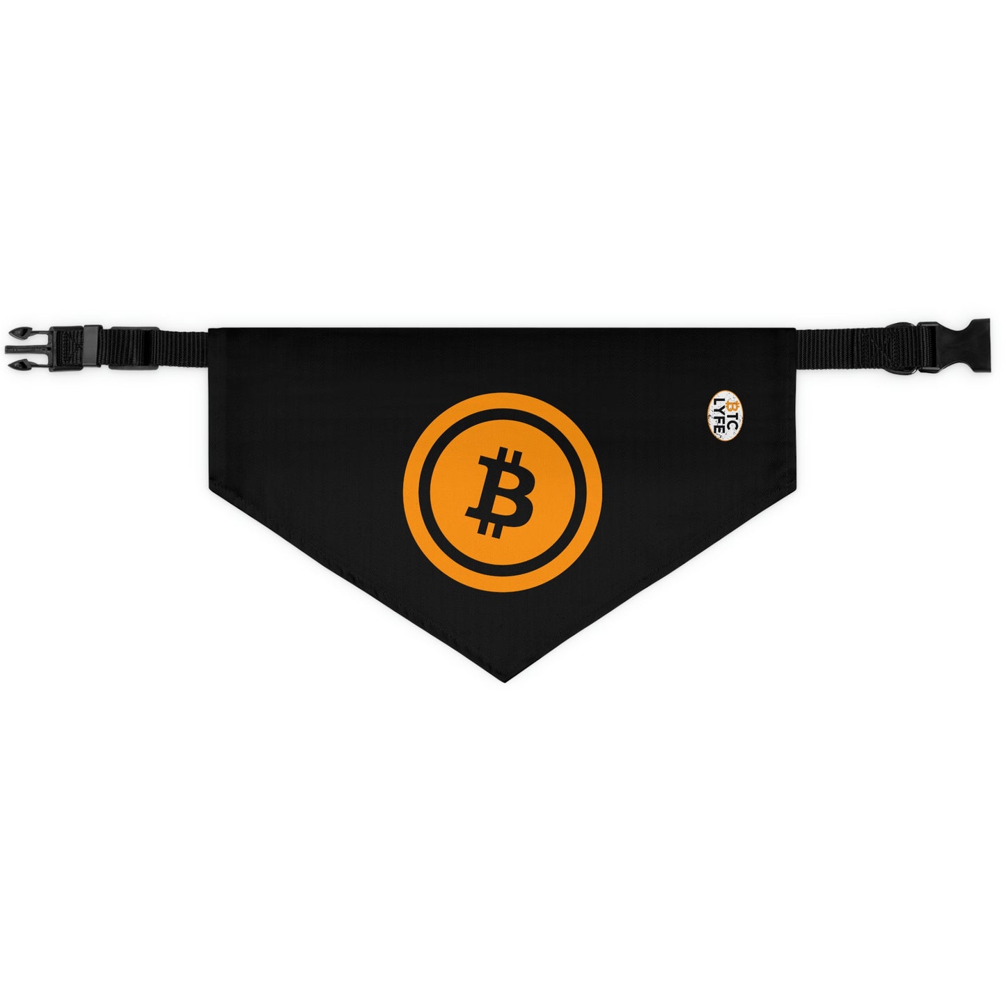 Bitcoin Pet Bandana Collar, BTC5