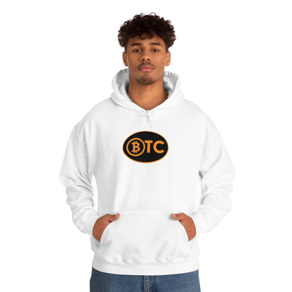 Bitcoin Oval #5 Hoodie, Blackout Version