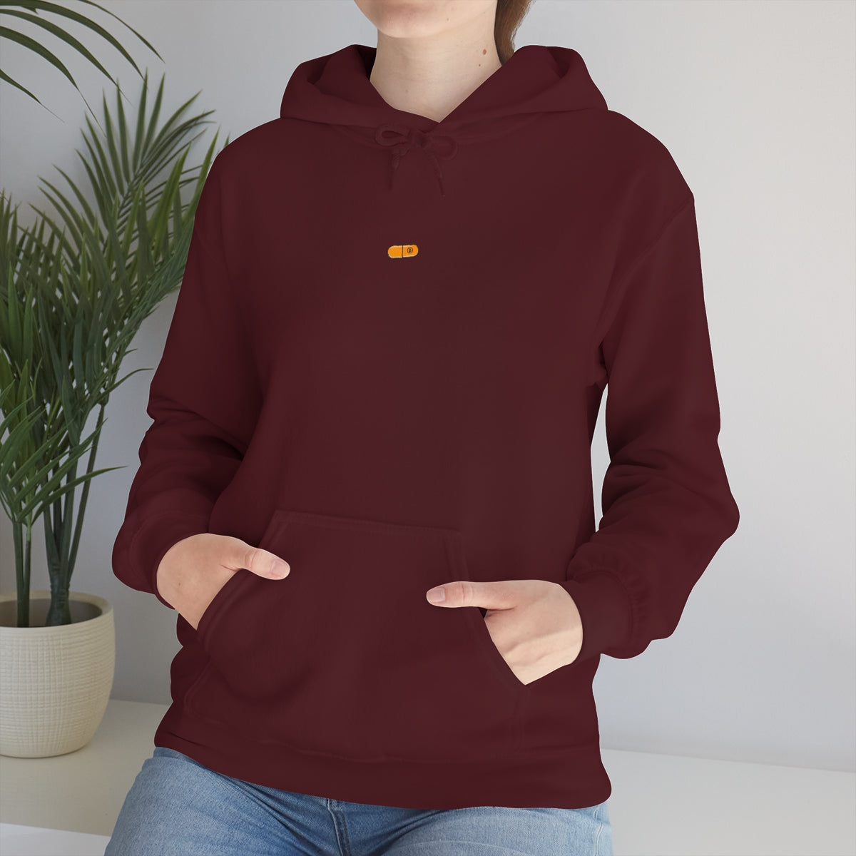 Subtle Orange Pill Hooded Sweatshirt