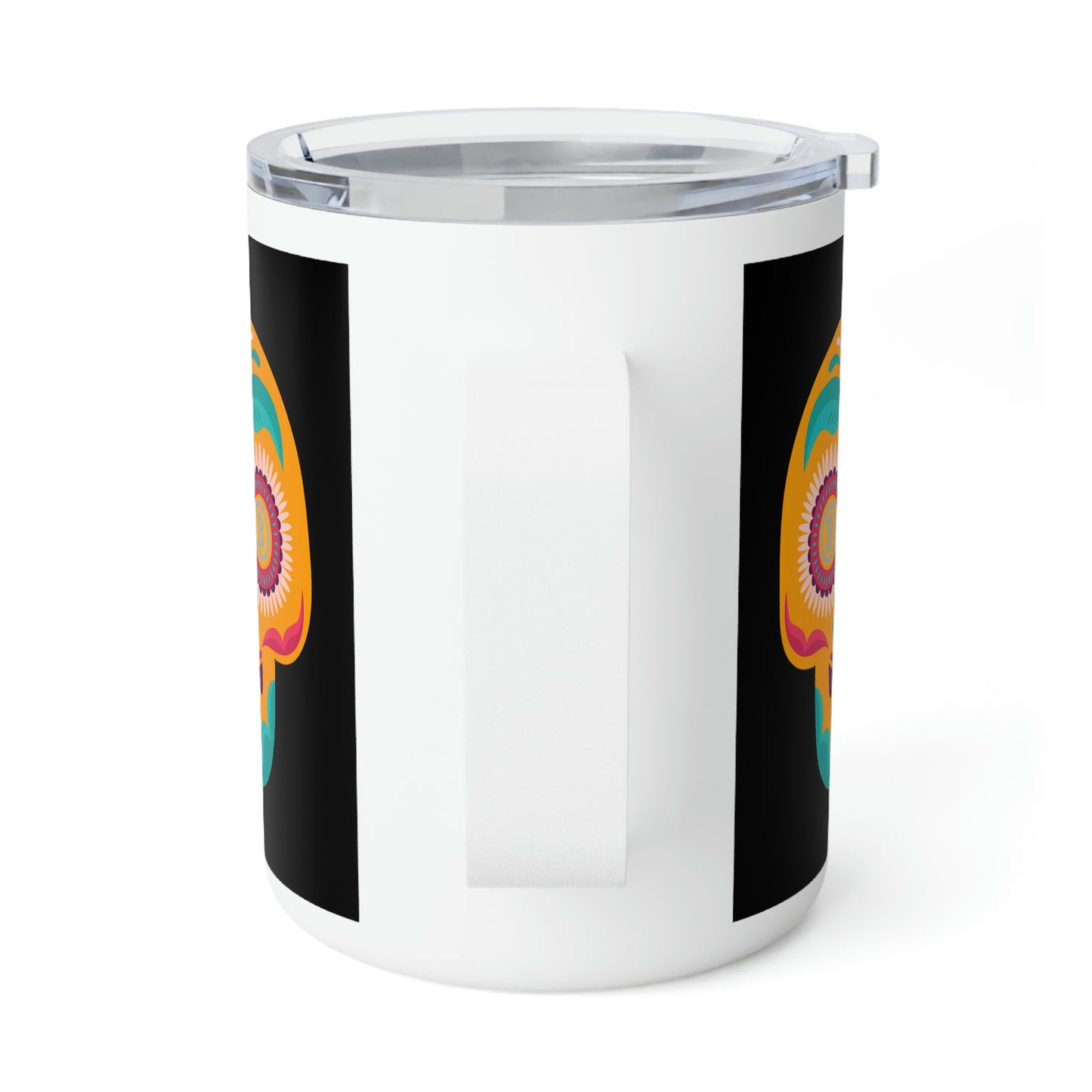 Día de los Muertos BTC 10oz Insulated Coffee Mug, Diecisiete