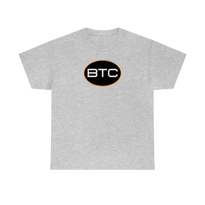 BTC Oval #1 Cotton T-Shirt, Blackout Version