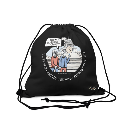 Vote - Candidates Outdoor Drawstring Bag