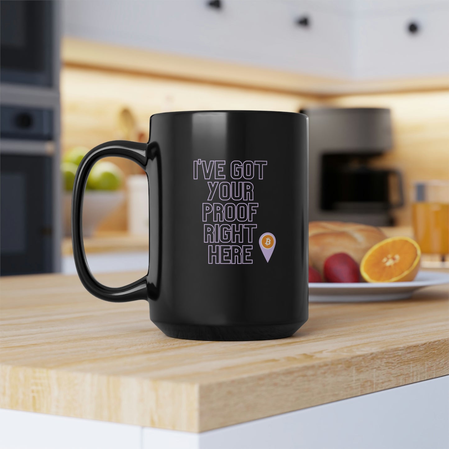 BTC Proof Right Here Mug #2