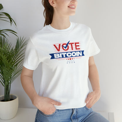 Vote Bitcoin Short Sleeve T-Shirt