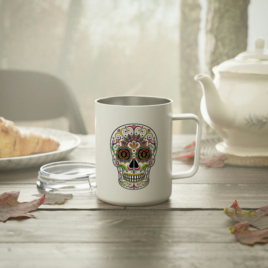 Día de los Muertos BTC 10oz Insulated Coffee Mug, Catorce