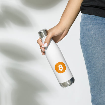 Stainless Steel Bitcoin Water Bottle BTC2