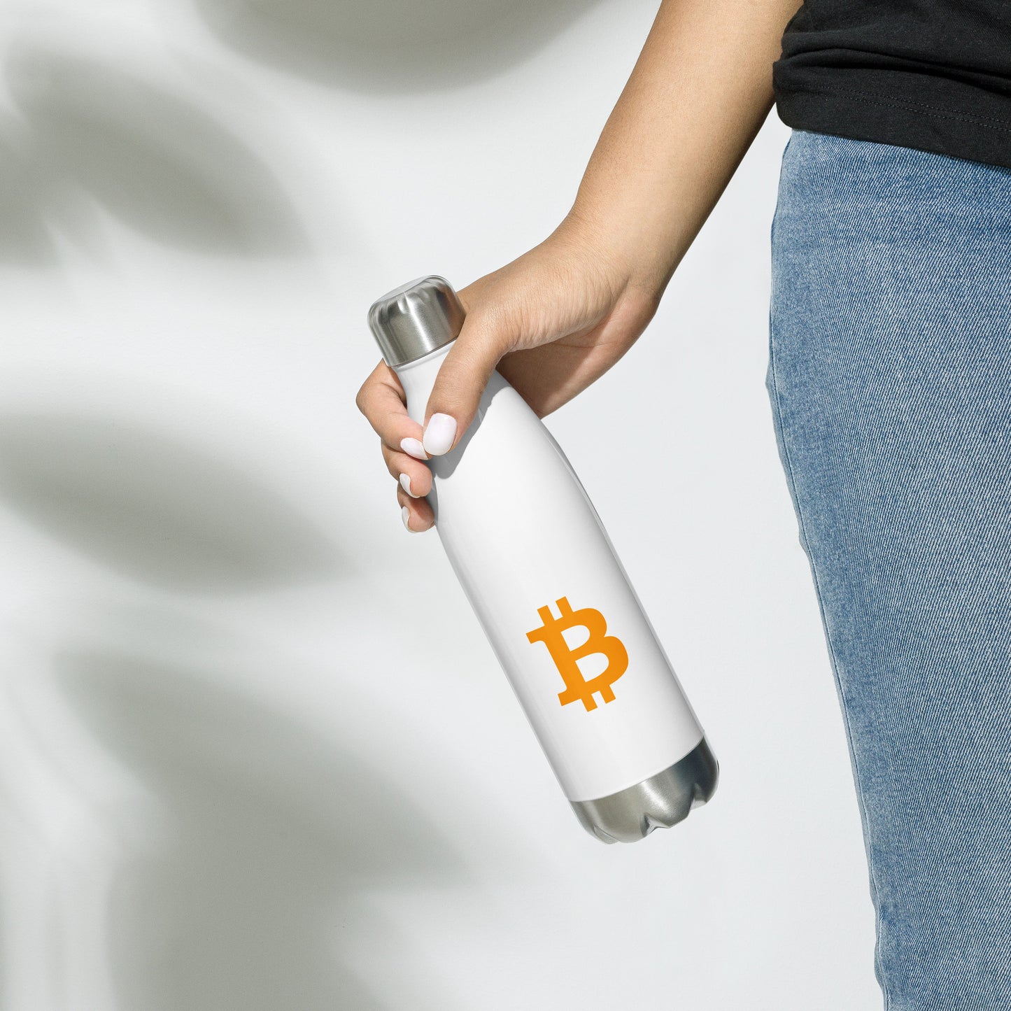 Stainless Steel Bitcoin Water Bottle BTC3