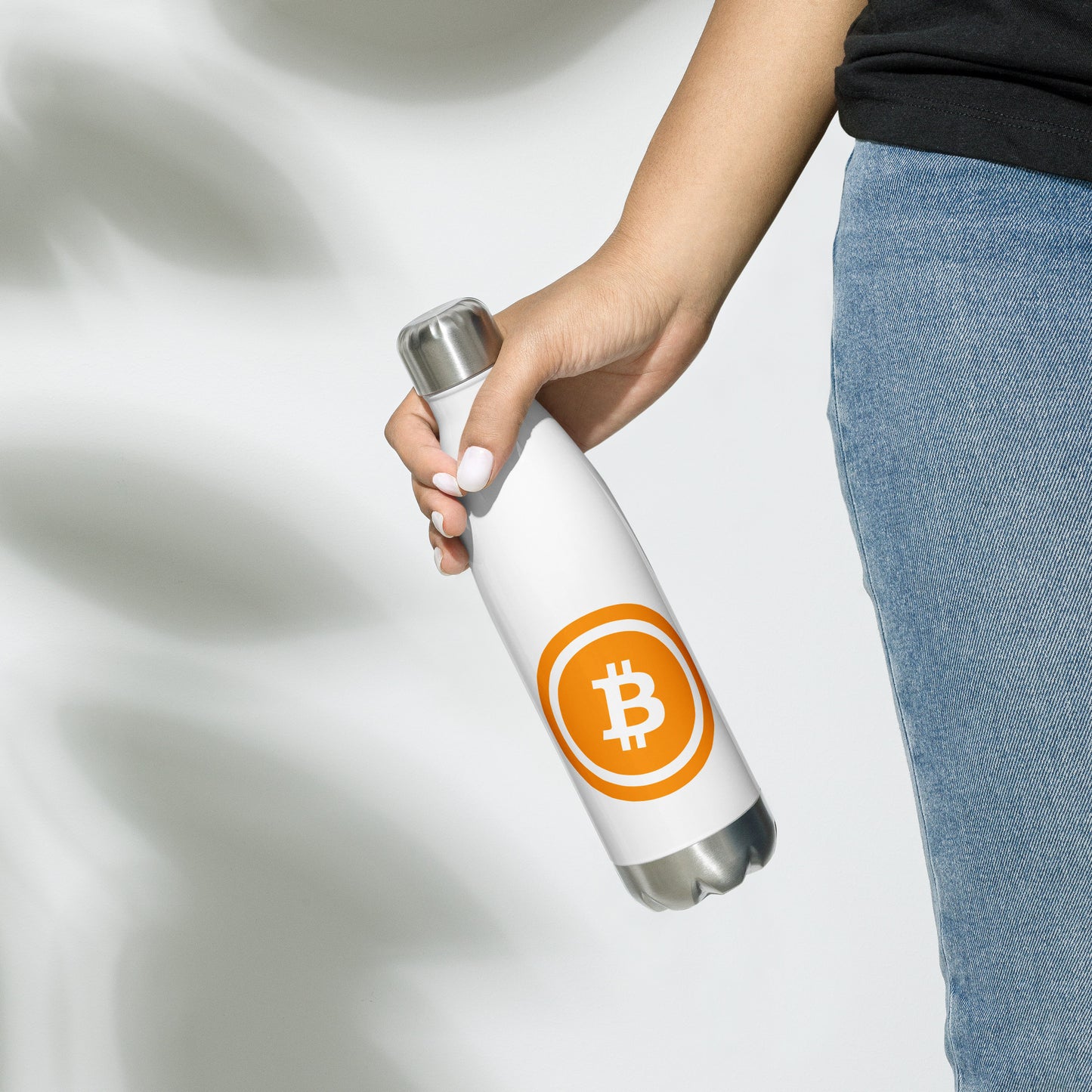 Stainless Steel Bitcoin Water Bottle BTC5