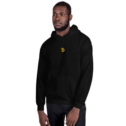 Embroidered Hoodie Bitcoin Logo BTC3