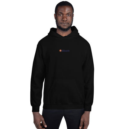 Embroidered Hoodie Bitcoin Logo BTC1