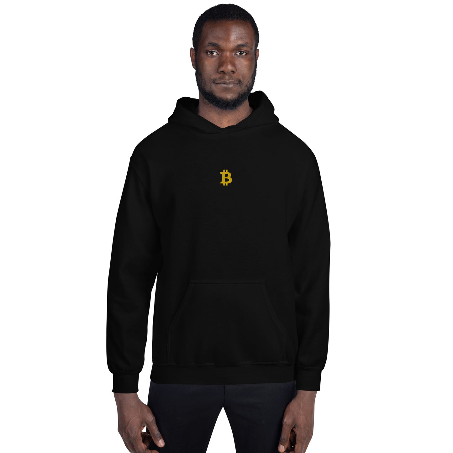 Embroidered Hoodie Bitcoin Logo BTC3