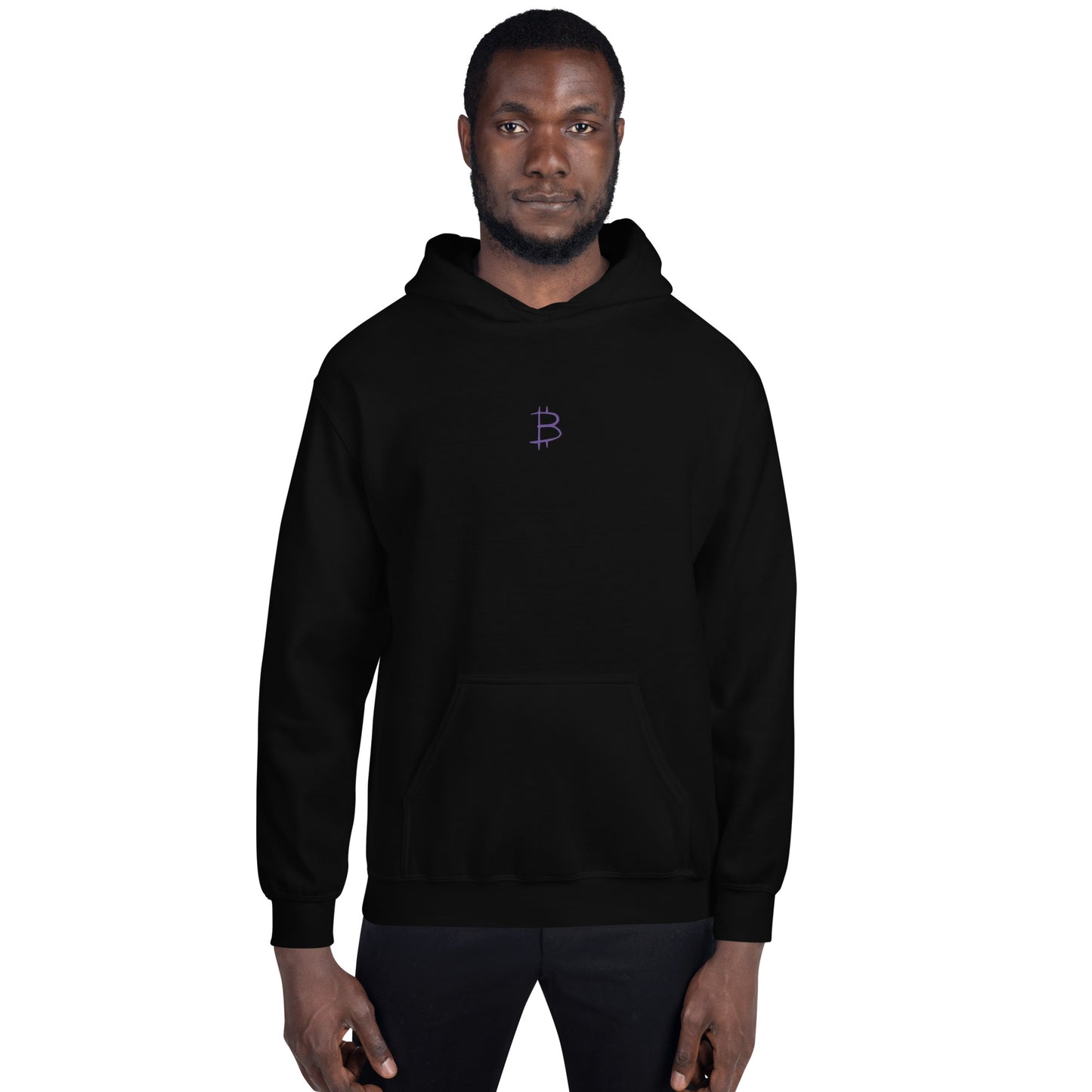 Embroidered Hoodie Bitcoin Logo BTC8