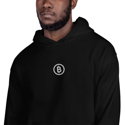 Embroidered Hoodie Bitcoin Logo BTC4