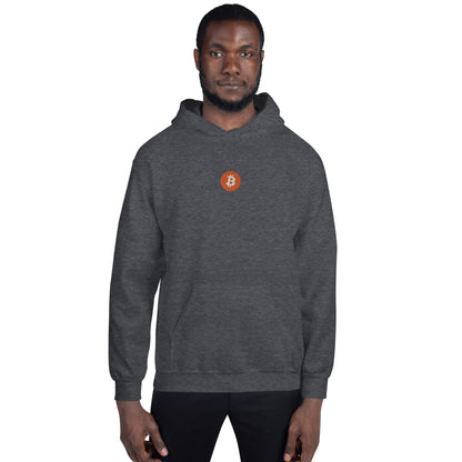 Embroidered Hoodie Bitcoin Logo BTC2