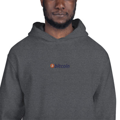 Embroidered Hoodie Bitcoin Logo BTC1