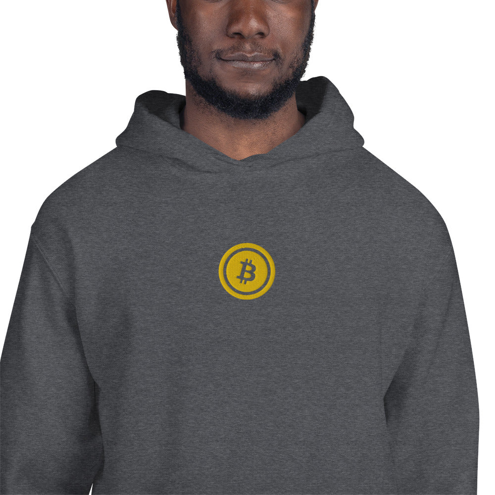 Embroidered Hoodie Bitcoin Logo BTC5