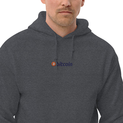 Embroidered Hoodie Bitcoin Logo BTC1