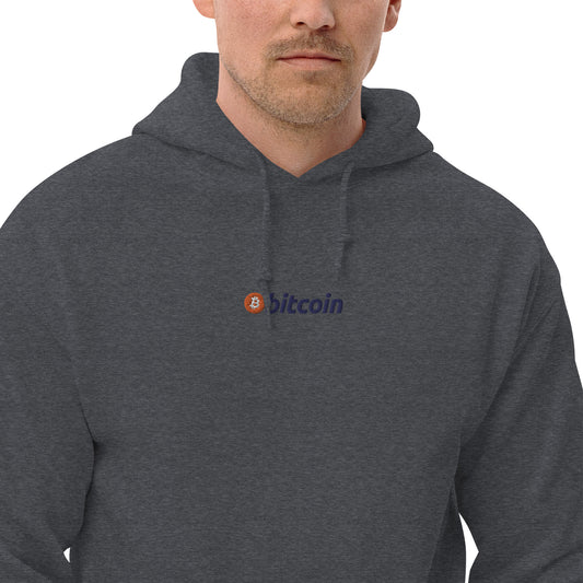 Embroidered Hoodie Bitcoin Logo BTC1